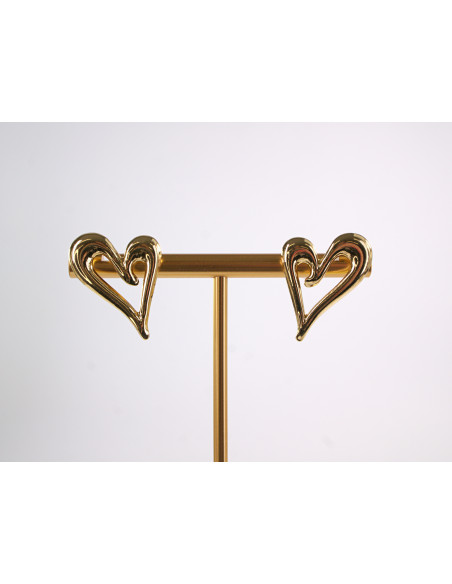 Kolczyki SERCE SERCA STAL CHIRURGICZNA  LOLITA AKCESORIA