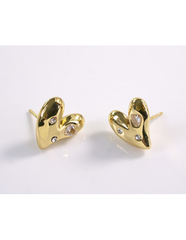 Kolczyki SERCE SERCA SERDUSZKO STAL...