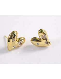 Kolczyki SERCE SERCA SERDUSZKO STAL CHIRURGICZNA  LOLITA... 2