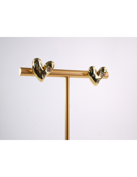 Kolczyki SERCE SERCA SERDUSZKO STAL CHIRURGICZNA  LOLITA AKCESORIA