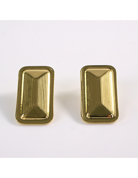 Kolczyki ZŁOTE BLASZKI TŁOCZONA BLASZKA STAL CHIRURGICZNA  LOLITA AKCESORIA