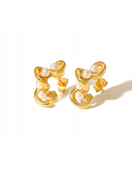 Kolczyki ze stali stal chirurgiczna Lolita AKCESORIA ELEGANCKIE ŚWIDERKI