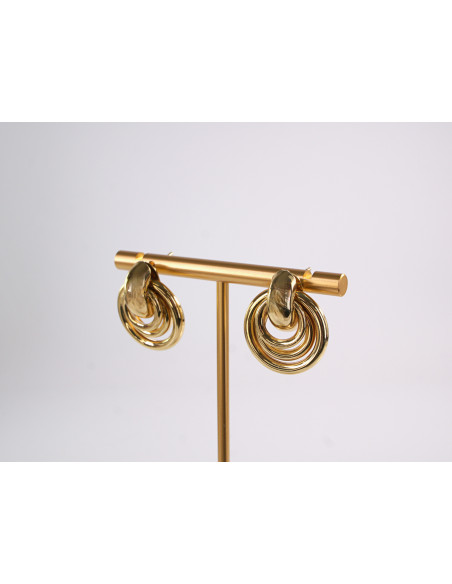 Kolczyki  WĘZEŁ SUPEŁ ZŁOTE WĘZEŁKI  STAL CHIRURGICZNA  LOLITA AKCESORIA