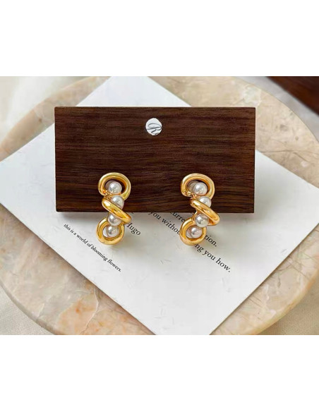 Kolczyki ze stali stal chirurgiczna Lolita AKCESORIA ELEGANCKIE ŚWIDERKI