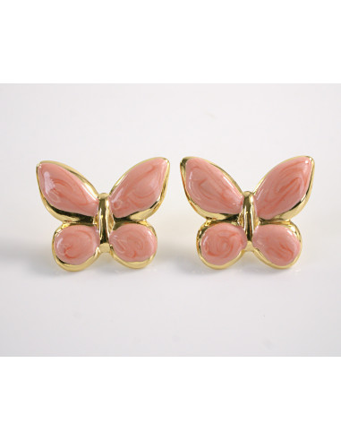 Kolczyki  MOTYLKI MOTYL MOTYLEK STAL...