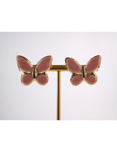 Kolczyki  MOTYLKI MOTYL MOTYLEK STAL...