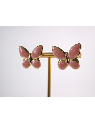 Kolczyki  MOTYLKI MOTYL MOTYLEK STAL...