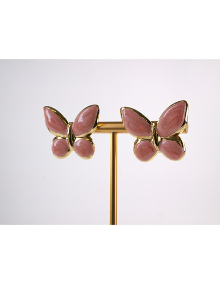 Kolczyki  MOTYLKI MOTYL MOTYLEK STAL CHIRURGICZNA LOLITA AKCESORIA