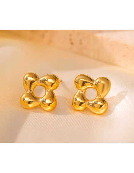 Kolczyki ze stali stal chirurgiczna Lolita AKCESORIA ELEGANCKIE WIANKI