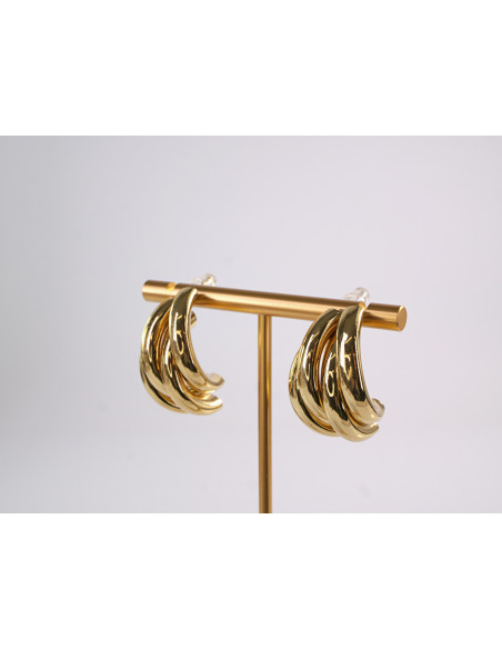 Kolczyki koła KOŁA  STAL CHIRURGICZNA LOLITA AKCESORIA CZERWONY