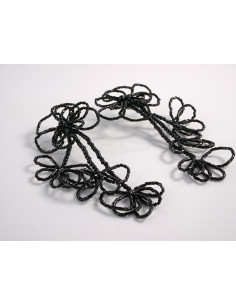 Kolczyki DŁUGIE WIECZOROWE CZARNE XL MAXI  LOLITA... 2