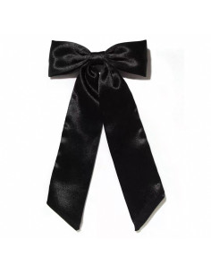 Spinka WIECZOROWA CZARNA KOKARDA XL LOLITA AKCESORIA