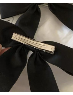 Spinka WIECZOROWA CZERWONA BORDO KOKARDA XL LOLITA AKCESORIA 2