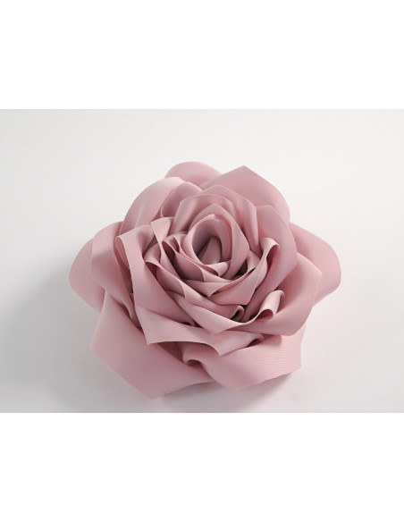 KWIAT Z MATERIAŁU BROSZKA PRZYPINKA LOLITA AKCESORIA RÓŻA 12 cm