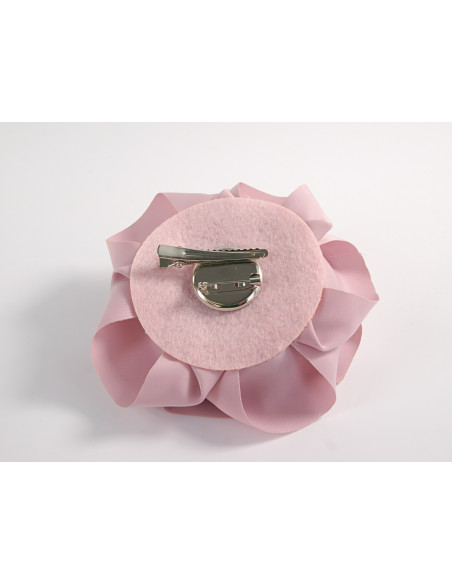 KWIAT Z MATERIAŁU BROSZKA PRZYPINKA LOLITA AKCESORIA RÓŻA 12 cm