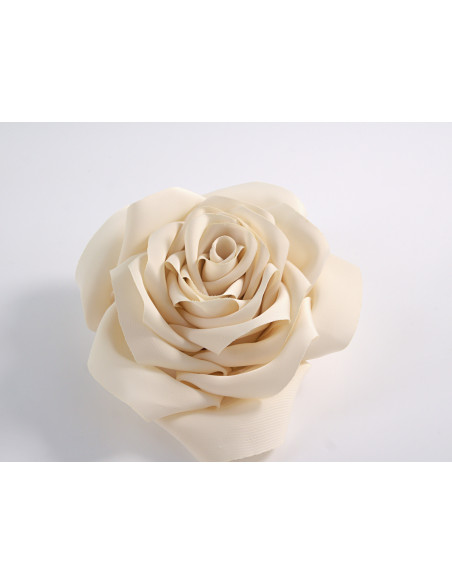 KWIAT Z MATERIAŁU BROSZKA PRZYPINKA LOLITA AKCESORIA RÓŻA 12 cm