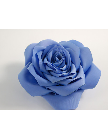 KWIAT Z MATERIAŁU BROSZKA PRZYPINKA LOLITA AKCESORIA RÓŻA 12 cm