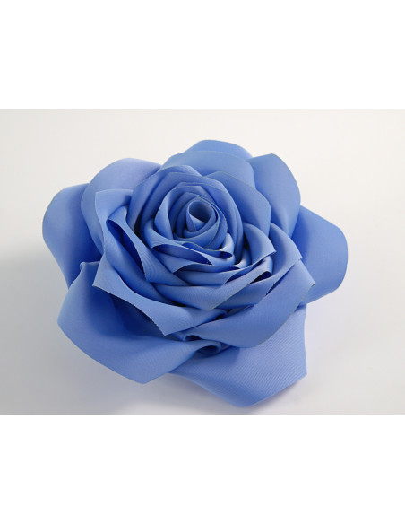 KWIAT Z MATERIAŁU BROSZKA PRZYPINKA LOLITA AKCESORIA RÓŻA 12 cm