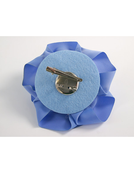 KWIAT Z MATERIAŁU BROSZKA PRZYPINKA LOLITA AKCESORIA RÓŻA 12 cm