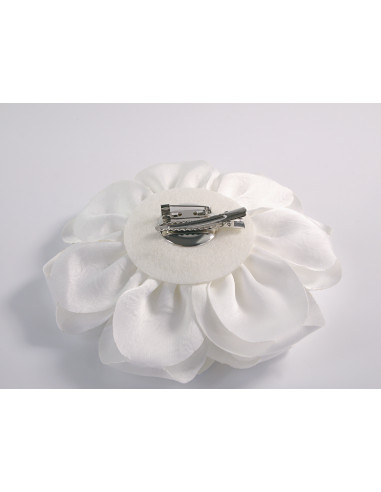 KWIAT Z MATERIAŁU RÓŻA BROSZKA PRZYPINKA LOLITA...