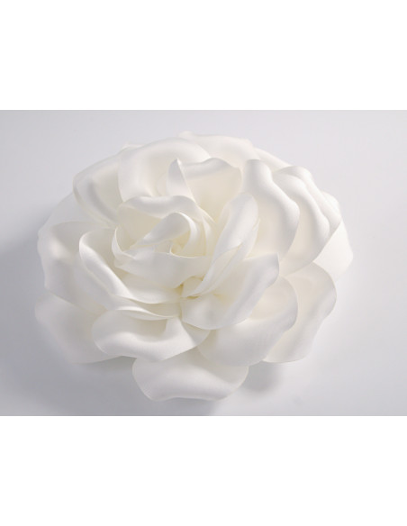 KWIAT Z MATERIAŁU RÓŻA BROSZKA PRZYPINKA LOLITA AKCESORIA 15-16 CM