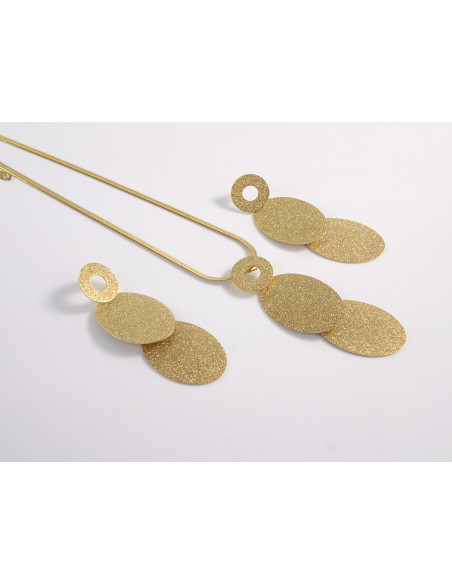 ZESTAW NASZYJNIK  POD SZYJĘ KOLCZYKI STAL CHIRURGICZNA LOLITA AKCESORIA