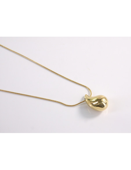 NASZYJNIK KROPLA ŁEZKA  KOLCZYKI STAL CHIRURGICZNA LOLITA AKCESORIA