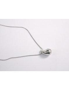 NASZYJNIK KROPLA ŁEZKA  KOLCZYKI STAL CHIRURGICZNA LOLITA...