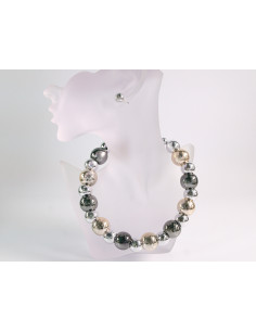 NASZYJNIK KOLIA WIECZOROWE KORALE POD SZYJĘ LOLITA AKCESORIA 2