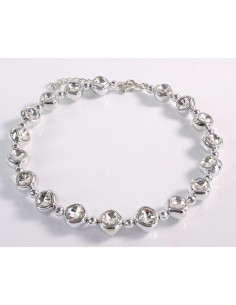 NASZYJNIK KOLIA srebrny NASZYJNIK  POD SZYJĘ LOLITA...