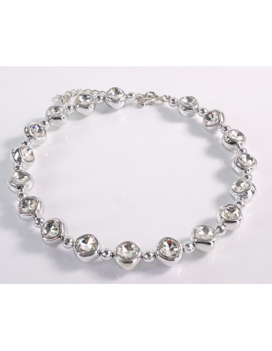 NASZYJNIK KOLIA srebrny NASZYJNIK  POD SZYJĘ...