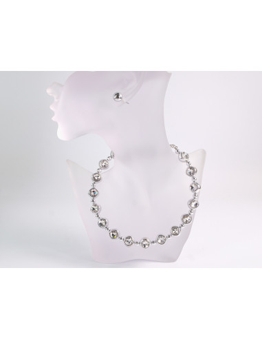 NASZYJNIK KOLIA srebrny NASZYJNIK  POD SZYJĘ...