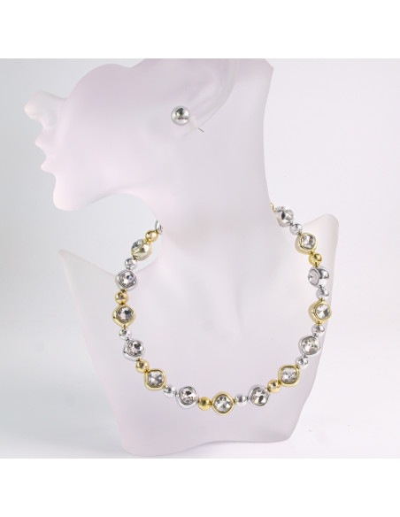 NASZYJNIK KOLIA srebrny NASZYJNIK  POD SZYJĘ LOLITA AKCESORIA