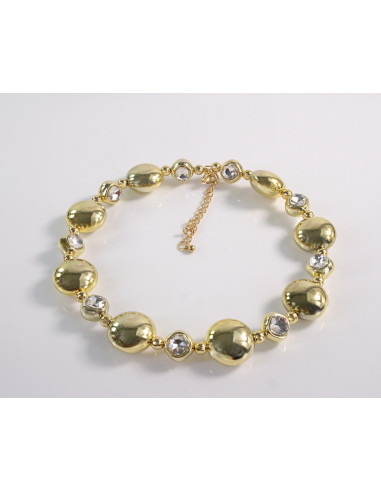 NASZYJNIK KOLIA ZŁOTY NASZYJNIK  POD SZYJĘ Z...