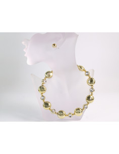 NASZYJNIK KOLIA ZŁOTY NASZYJNIK  POD SZYJĘ Z CYRKONIAMI... 2