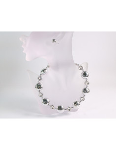 NASZYJNIK KOLIA srebrny NASZYJNIK  POD SZYJĘ LOLITA... 2