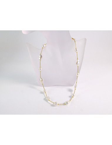 NASZYJNIK  POD SZYJĘ z perłami LOLITA AKCESORIA...