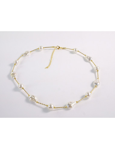 NASZYJNIK  POD SZYJĘ z perłami LOLITA AKCESORIA...