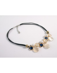 NASZYJNIK  POD SZYJĘ KOLIA  LOLITA AKCESORIA KOCIE OKO