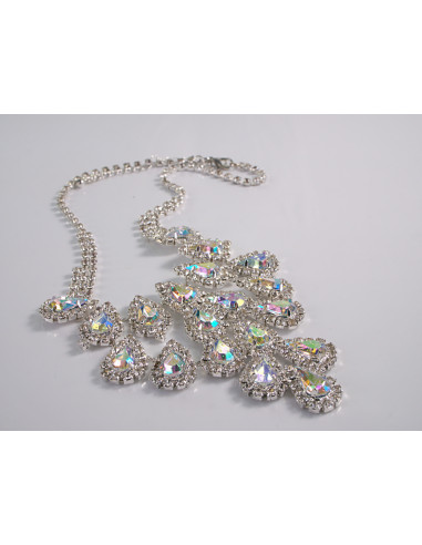 NASZYJNIK WIECZOROWY KOLIA CYRKONIE LOLITA...