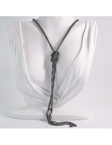 NASZYJNIK KRAWATKA DŁUGI ŁAŃCUSZEK LOLITA...