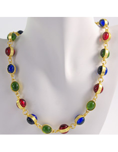 NASZYJNIK WIECZOROWY KOLOROWY POD SZYJĘ WIELKIE WYJŚCIE...