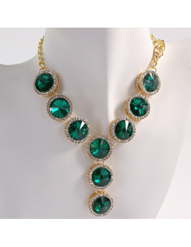 NASZYJNIK wieczorowy KOLIA POD SZYJĘ LOLITA...