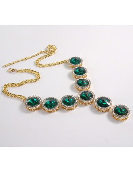 NASZYJNIK wieczorowy KOLIA POD SZYJĘ LOLITA AKCESORIA CHABROWY LOLITA AKCESORIA