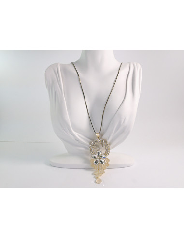 NASZYJNIK DŁUGI WISIOR WISIOR GRAFITOWY...