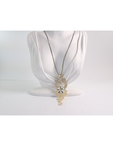 NASZYJNIK DŁUGI WISIOR WISIOR GRAFITOWY...