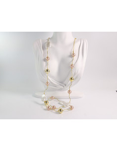 NASZYJNIK WIECZOROWY DŁUGI z PERŁAMI  PERŁY Lolita Akcesoria 2