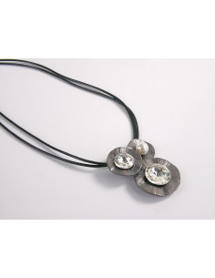 NASZYJNIK WIECZOROWY POD SZYJĘ MEDALION WISIOR Lolita...