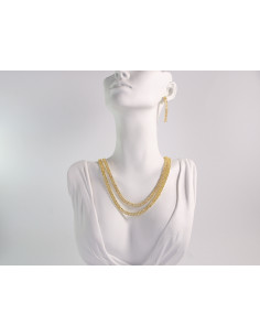 NASZYJNIK KOLIA WIECZOROWY POD SZYJĘ CYRKONIE  Lolita...