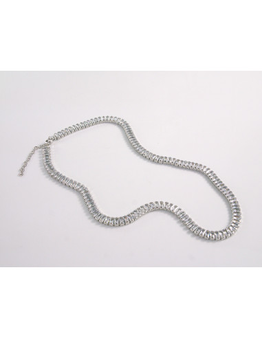 NASZYJNIK TENNIS KOLIA POD SZYJĘ CYRKONIE...